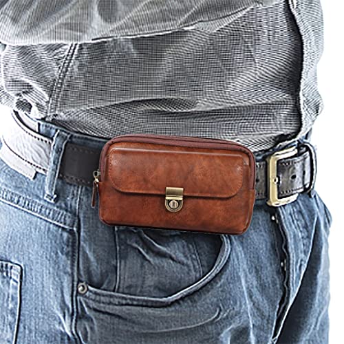 Business Travel Men Waist Wallet Phone Bag Belt Clip Case Men Waist Bag Hanging Holster Bag2