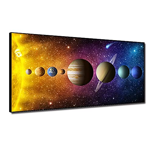 Broderie diamond painting complet de planètes, le cadeau d'art créatif idéal