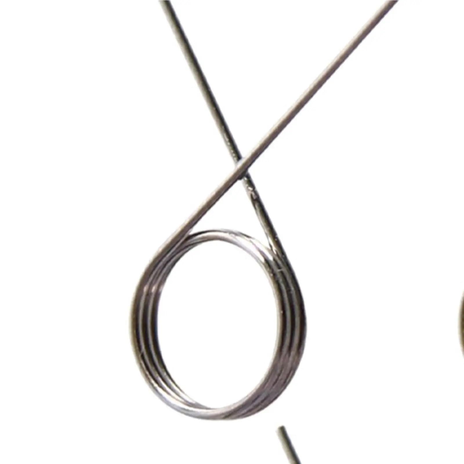 SS304 Stainless Steel Dual Hook Small Tension Spring Hardware Accessories Wire (5,1 * 6 * 110mm)