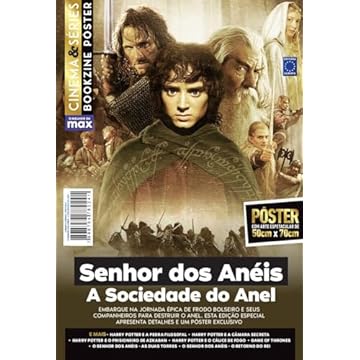 Capa do livro O Senhor dos Anéis - A Sociedade do Anel - Superpôster Cinema e Séries