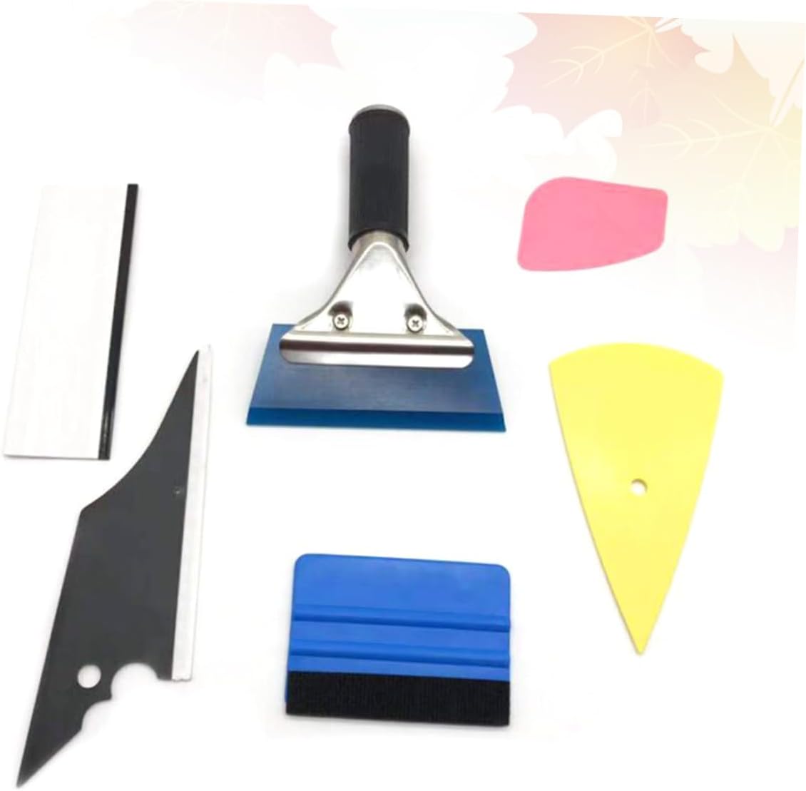 SOLUSTRE Complete Film Tool Kit Squeegee Cutter Car Window Tint Tool Wrapping Scraper for Vinyl Film