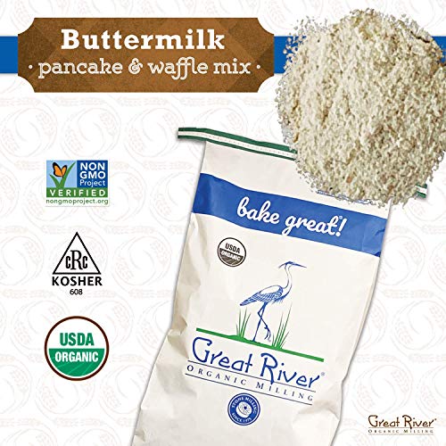 Great River Organic Milling, Pancake Mix, Buttermilk, Organic, 25-Pounds (Pack Of 1) #TOP2