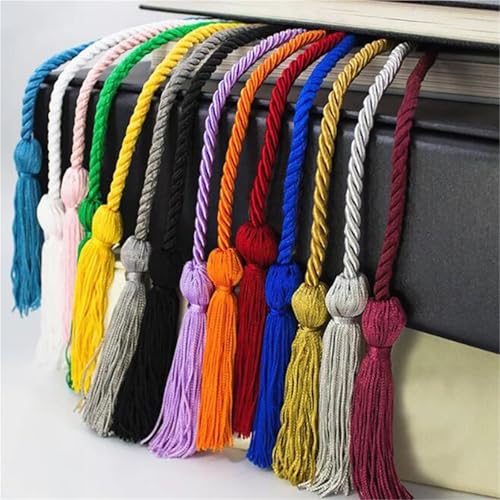 Borla decorativa de hilo poliéster resistente que no se deshilacha en vestidos 3