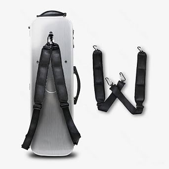 2pcs Shoulder Strap Replacement Padded Adjustable Bag Strap with Hooks for Laptop Violin Viola Cello Case Straps