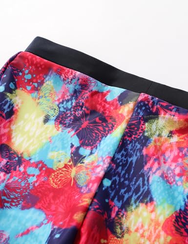 PHIBEE Girls' Tankini Summer Rash Guard Bathing Suits Two Piece Cross Straps Swimsuit with Shorts 2-14 Years4