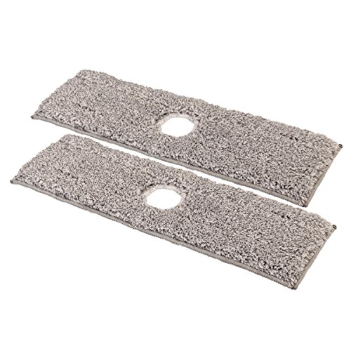 CleanAid Cabezales de mopa de repuesto de 2 piezas por BigFLAT Mopa Fregona Sistema de Limpieza
