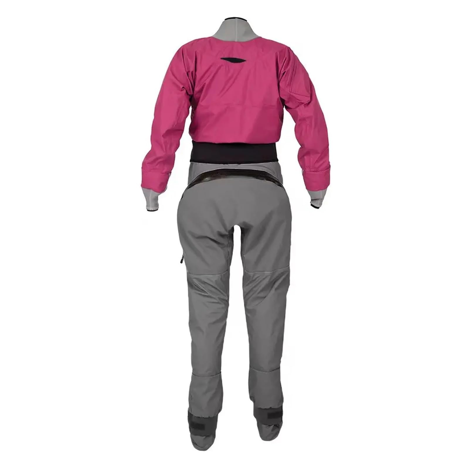 Trockenanzug Damen Wasserdichter und atmungsaktiver gepolsterter Trockenanzug aus Latex mit Halsmanschette for Kajakfahren, Angeln, Surfen