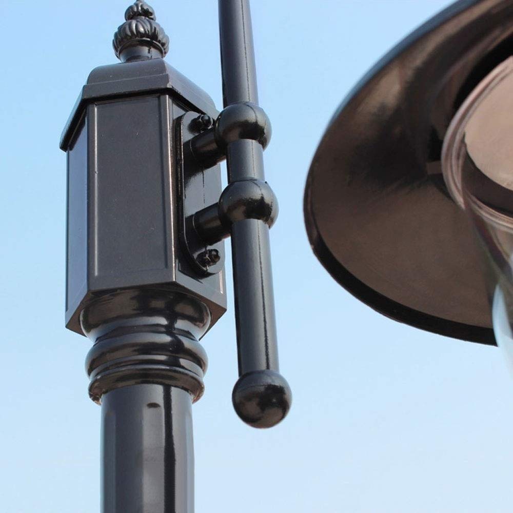 Creative Amen Clear Acrylic High Pole Street Lamp IP55 Waterproof Outdoor Aluminum Bollard Column Light Outside Courtyards Park Exterior Lawn Stigma Pillar Lante,Onecolor-260cm (Onecolor 210cm)