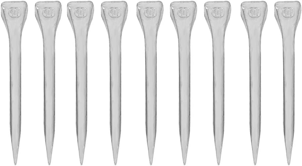 Yosoo 250PCS E6 Horseshoe Nails Hoof Pegs Horse Shoe Nails High Tensile Strength Steel Made Precise Fabrication Easy to Use Securing Firmly with Strict Control Rolling Process for