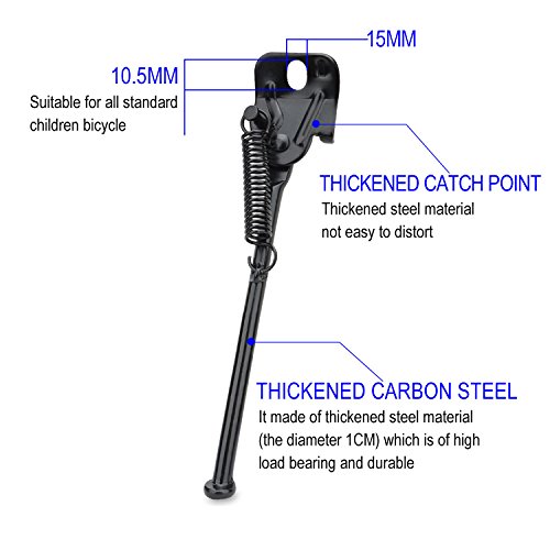 Image of USONG Bike Kickstand Children's Bicycle Kickstand Stand Folding Cycling Center Bracket 12 inch 14 inch 16 inch 18 inch 20 inch 22 inch 24 inch 26 inch 28 inch Bike Racks