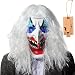 YUFENG Halloween Clown Terrorist Masks,Creepy Scary or Funny Clown Latex Mask for Costume party or Cosplay (Long nose clown Mask)