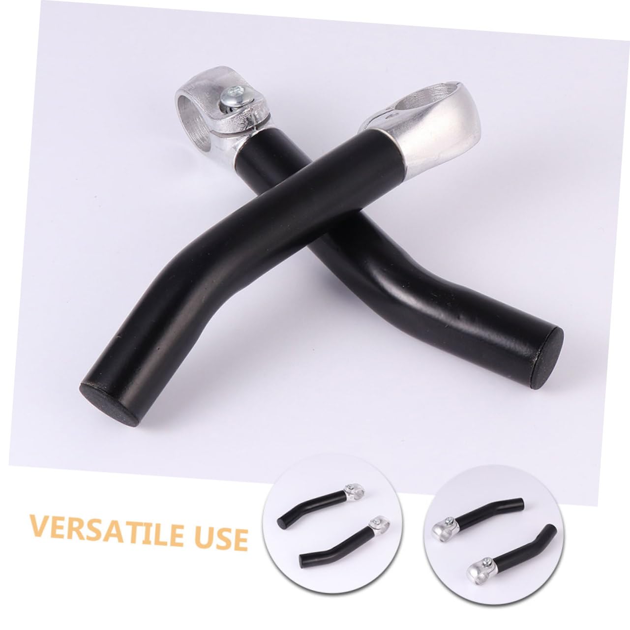 Embout de Guidon de Vélo en Alliage D’Aluminium, Lot de 4, Noir