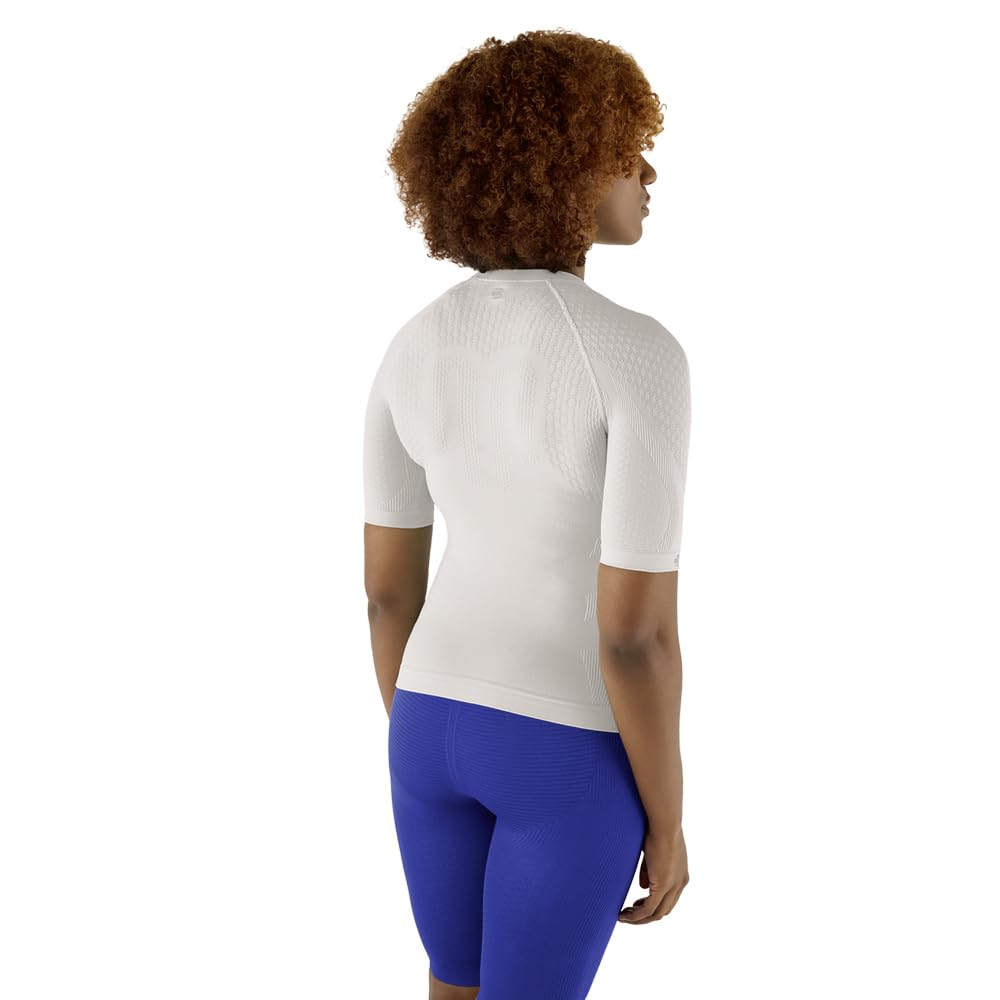 BAUERFEIND Kompressions-Shirt „Sports Compression Shirt Short Sleeve“, Kurzarm-Shirt für Damen, Für verbesserte Durchblutung der Torso- und Armmuskulatur, Polyamid/Elasthan