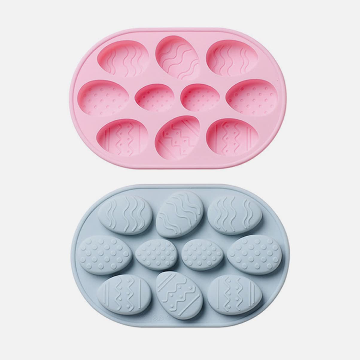 Amosfun Lot De 3 Moules À Gâteaux En Silicone Pour La Cuisson Lot De 10 En Forme De Pâques Biscuits Numériques Non Nettoyants Outil Décoratif Pour Gâteaux De Pâques 2 Pièces X 3