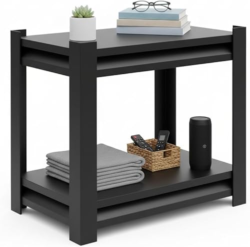 Miniatura 9 de Estantería de almacenamiento, estantes de garaje resistentes, estante de metal para cocina, despensa, sótano, despensa, almacén, lavandería, negro,