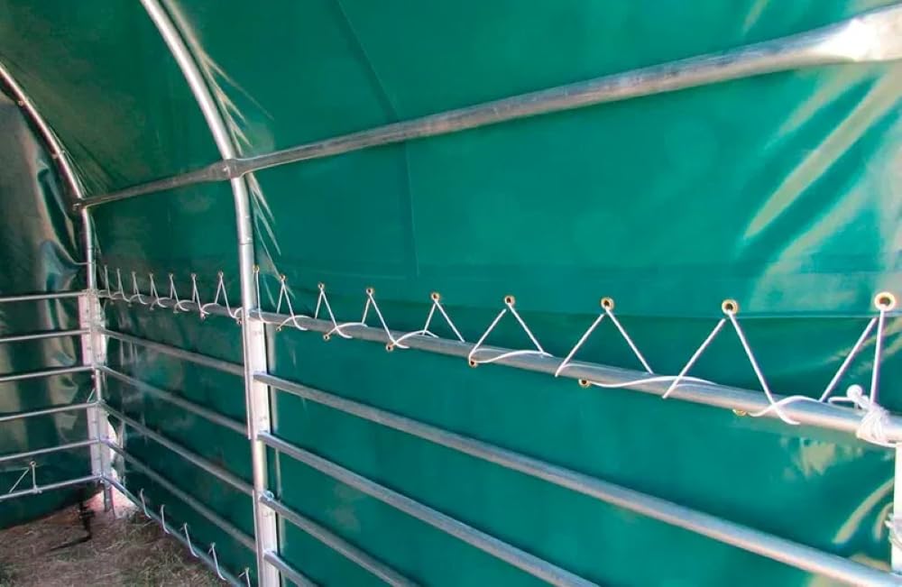 P. Lindberg Weidezelt für Pferde 4 x 4 m, 610 g/m² wasserdichte PVC-Plane