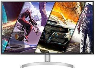 LG 32UL500-W 31.5 Inch UHD (3840 x 2160) VA Display with AMD FreeSync, DCI-P3 95% Color Gamut and HDR 10 Compatibility - Silver/White