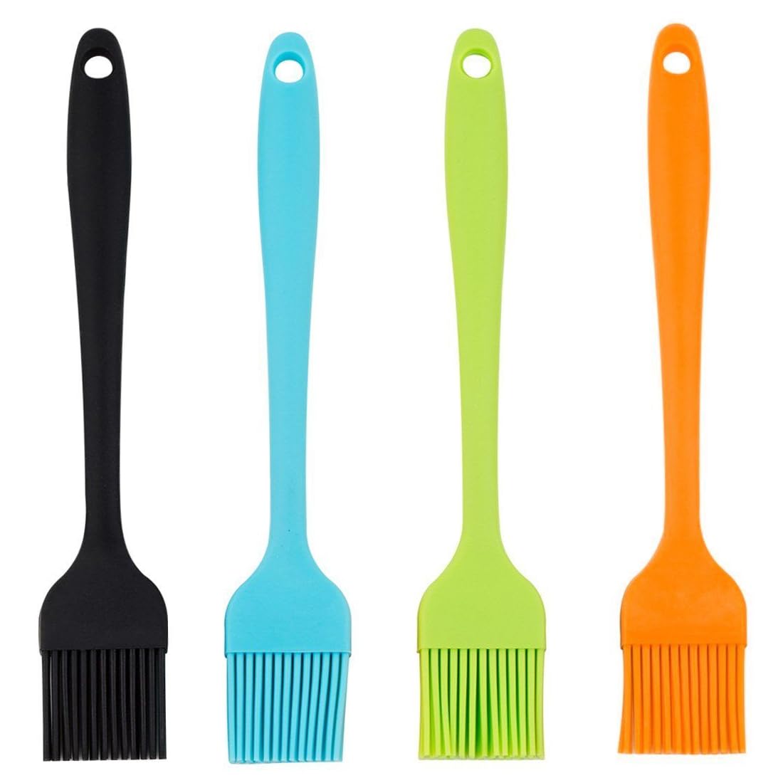 WeddHuis 4 pezzi Spazzola per barbecue Spazzola per pasticceria in silicone per barbecue, grill, forno, cucina (4 pezzi)