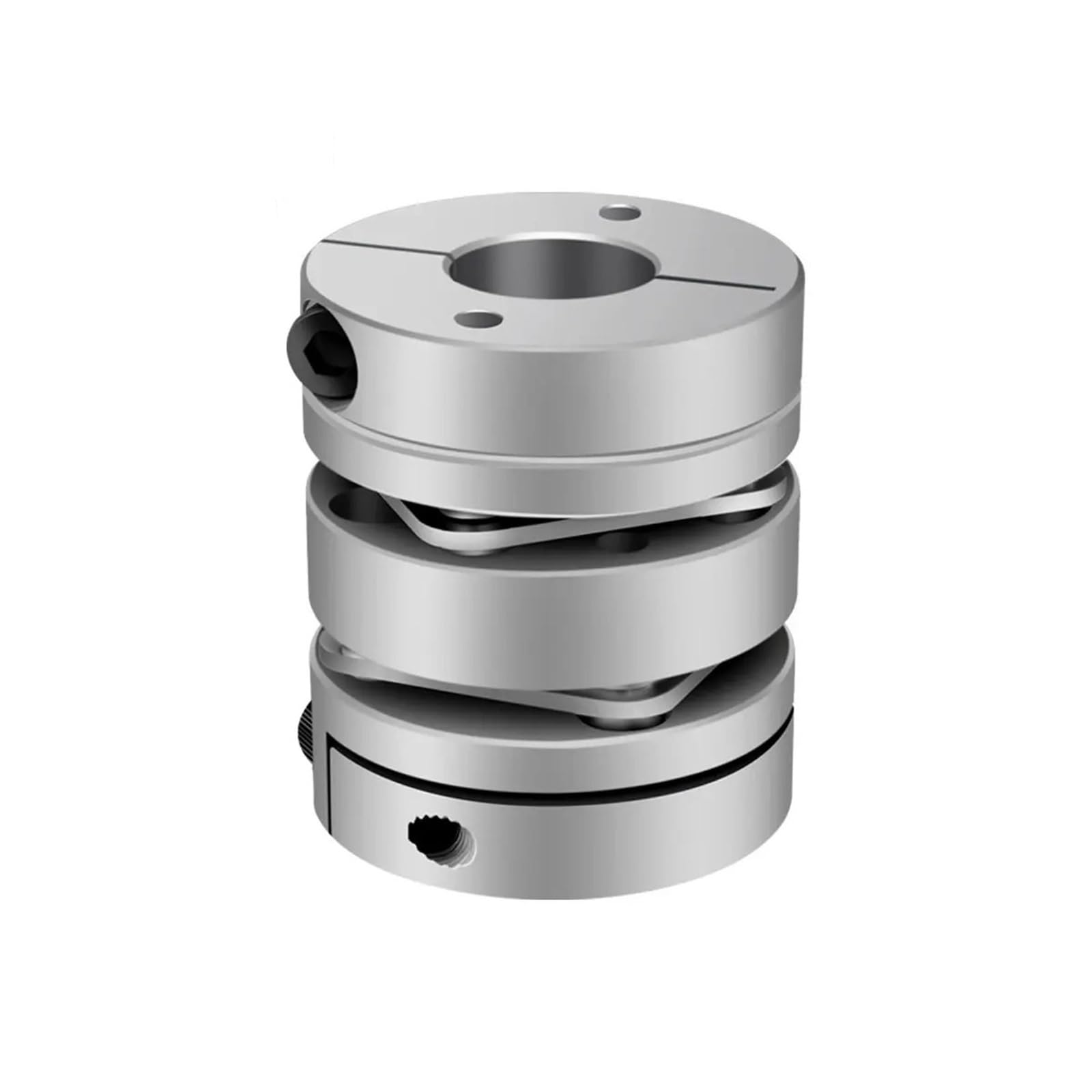 1 pz. Lega di alluminio D26L35 giunto a doppio diaframma connettore elastico D26mm L35mm vite a sfere motore passo-passo servo encoder computer(6.35x8)