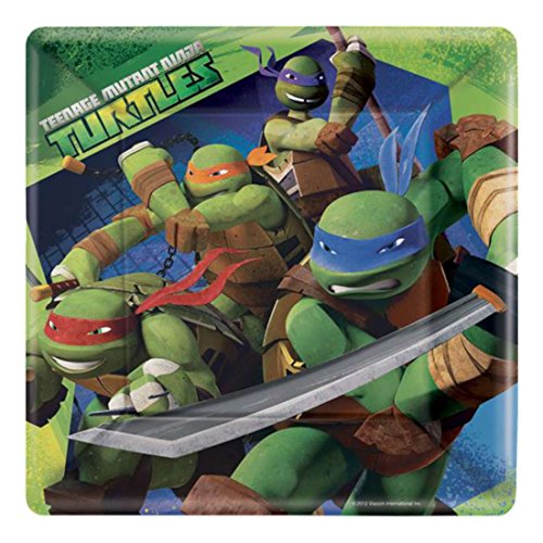 Amascan - Piatti di carta Tartarughe Ninja