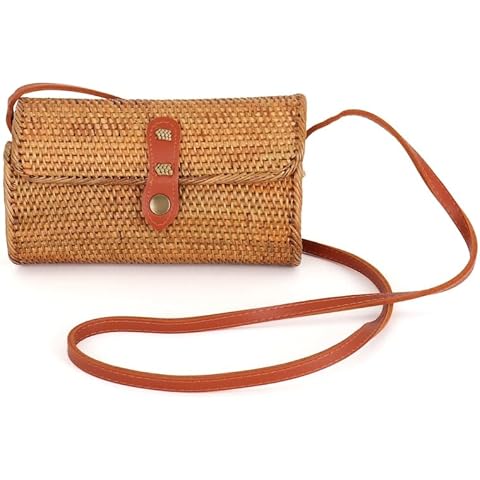 Rutledge and King - Meridian Rattan Handwoven Handbag - Oval Cover