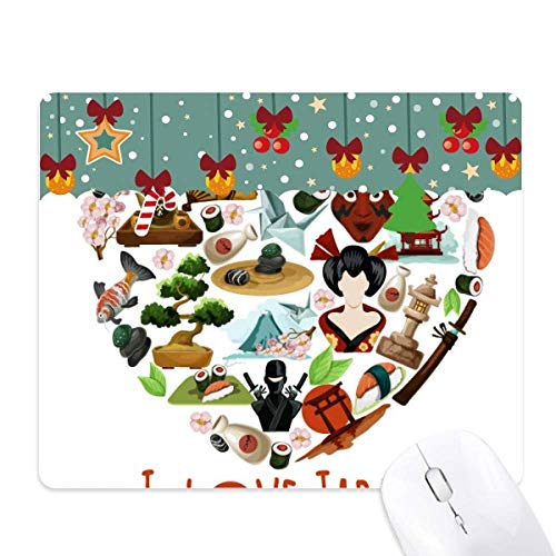Tapis de souris illustration sushi pour un bureau zen et ordonné