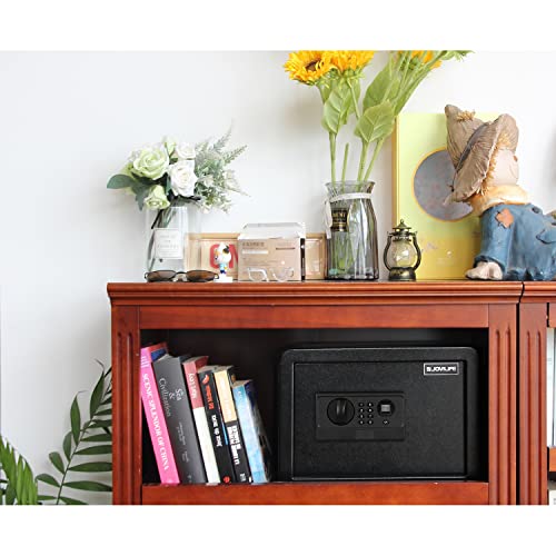 Jovilife Fireproof Safe Fingerprint Lock Cabinet Security Box - 0.8Cubic Feet,Best Money Safe,Home Keypad Depository Safe Backup Keys – Cabinet Safes,Protect Money, Guns, Jewelry,Documents, Passports #TOP4