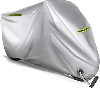 Motorcycle Cover Compatible For Kawasaki Zr-7 ZR 750 S | Rain Snow Protection, UV Dust All Seasons Sport Home Adventure