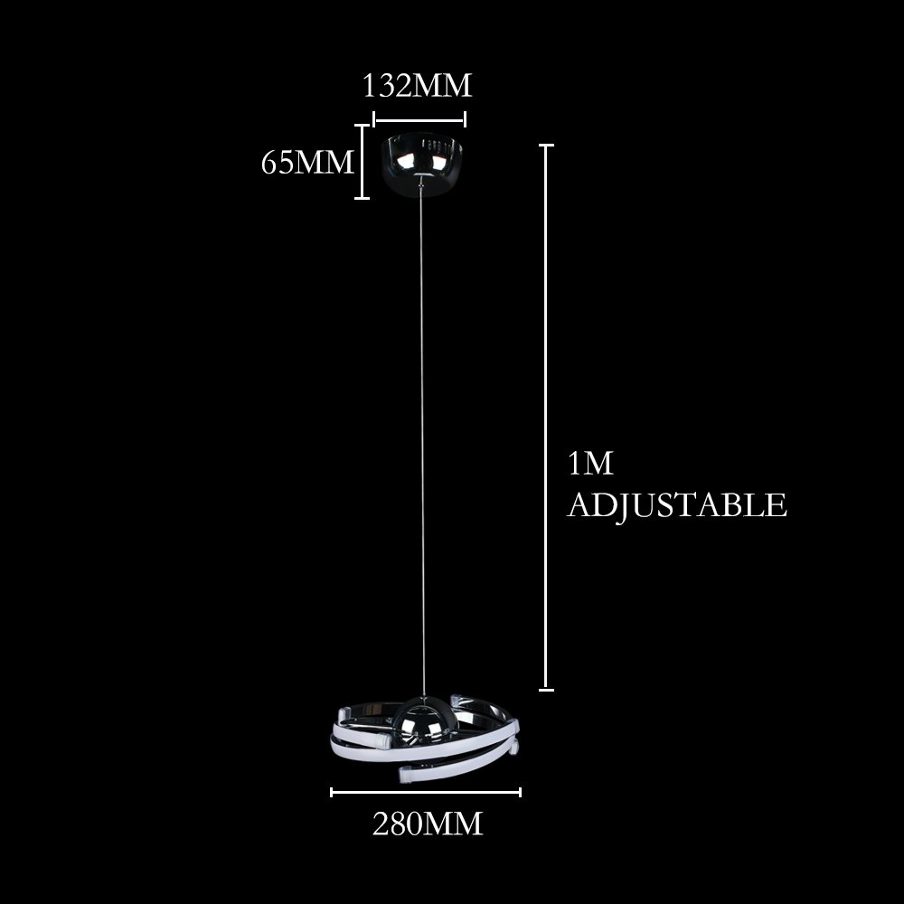 LED lampada a sospensione design moderno lampadario soggiorno sala da pranzo (23W)
