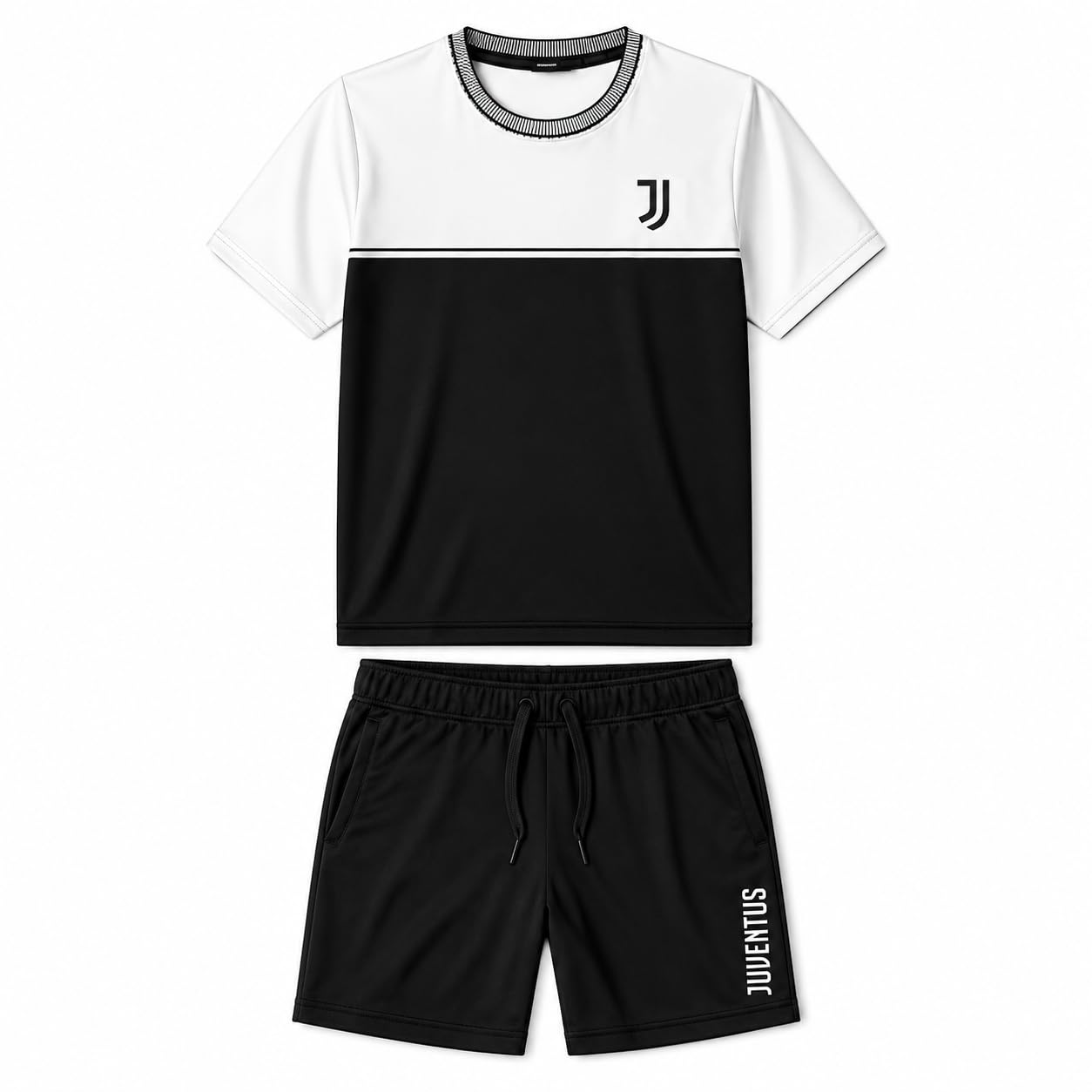 Pigiama Juve Corto da Ragazzo Adulto Juventus – Prodotto Ufficiale Personalizzabile – PS 46700