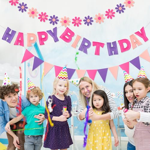 50% Off Pre-Strung Felt Birthday Banner & Garland Decorations
