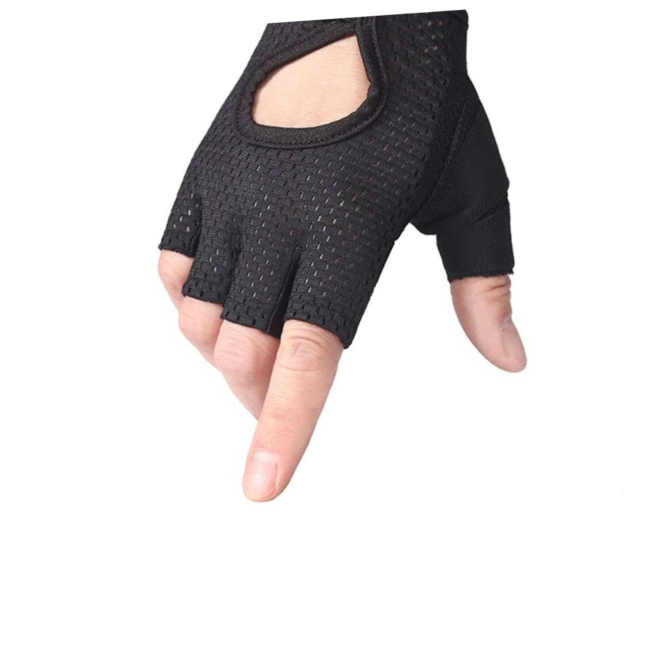 SUPVOX 4 Paia Di Guanti Fitness Traspiranti In Gel Di Silice Da Uomo Con Cinturino Ammortizzante