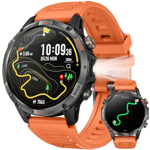 GPS Smartwatch Uomo Orologio con Chiamate: 1,46" Grande Schermo Tondo