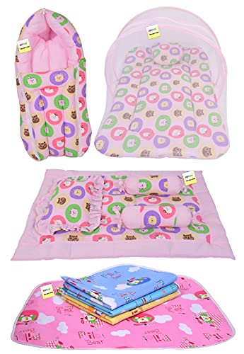 Image of Kwitchy New Born Baby Bedding Set Essential Combo Pack (0-6 Months) (4PCS Set)
