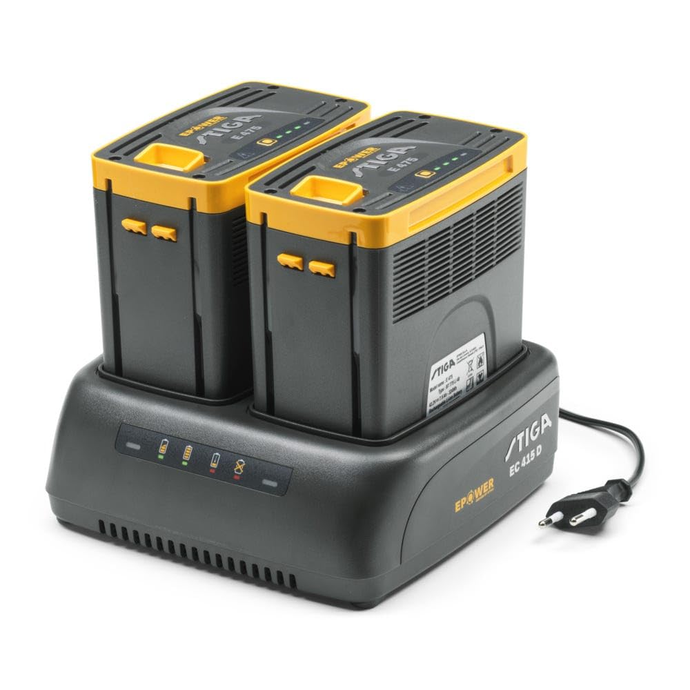 Stiga Caricabatterie doppio ePower EC 415 D 48 V 2 Ah Spina Europlug