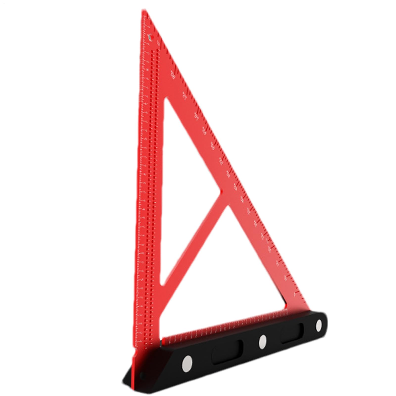 Escuadra De Carpintero Herramienta de Medición y Trazado | Herramienta de Precisión en Aleación de Aluminio para Agujeros en Construcción y Manualidades
