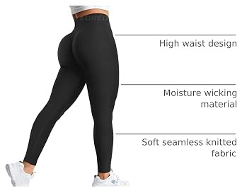 YEOREO Boost Amplify Leggings for Women Seamless Scrunch Leggings