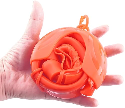 Miniatura 2 de TEQIN Esnórquel enrollable, esnórquel plegable de silicona con estuche de almacenamiento compacto, esnórquel de apnea y esnórquel, tubo de