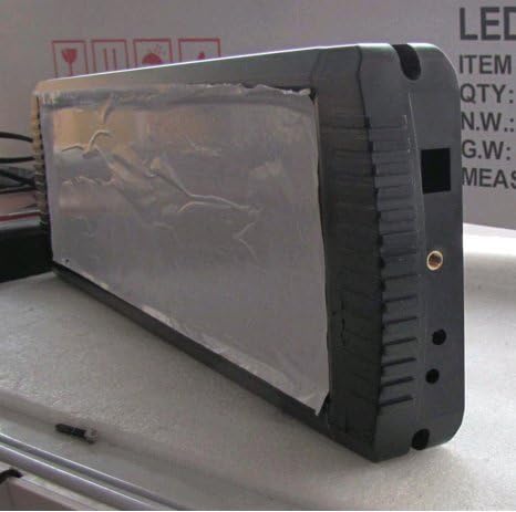 Miniatura 2 de Reloj de pared digital LED semiexterior de 5 pulgadas de alto carácter Pantalla de 12/24 horas, función de cuenta regresiva/hacia arriba en minutos