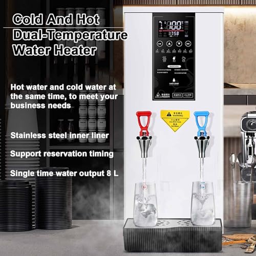 Distributore automatico di acqua calda con controllo graduale, indicatore della temperatura e timer per caffè, tè e cacao caldo, ideale per ristoranti e caffè