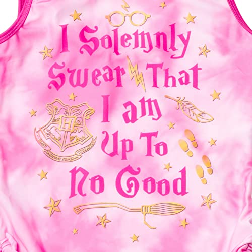 Harry Potter Girls One Piece Tie Dye Bathing Suit Little Kid to Big Kid4