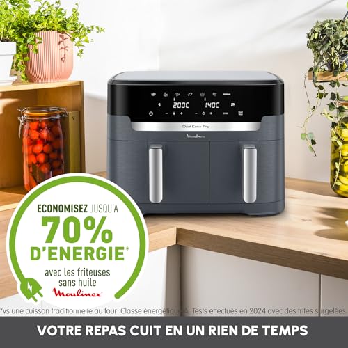 Moulinex Dual Easy Fry XXL 2 tiroirs
