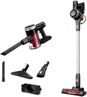 Hoover Cordless Stick Vacuum 20V, 40-Min Runtime, 2-in-1 Handheld, Digital Display, LED Headlights, Multi-Surface, Pet Hair, Hardwood Carpet, Bagless, Lightweight, BH60000CA