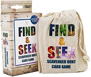 Find and Seek Scavenger Hunt Outdoor Indoor Card Game for Kids