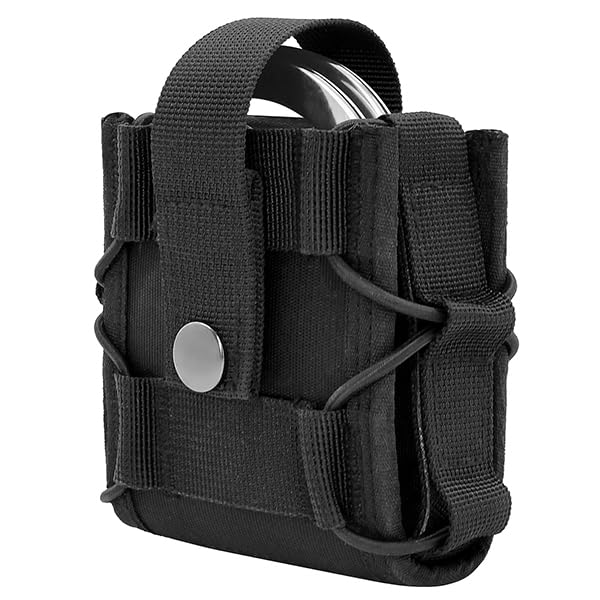 NEXT STATIONHandcuff Holster，MOLLE Handcuff Case fits Multiple Cuffs,Handcuff Pouch for Duty Belt Tactical Vest Law Enforcement Quick Release