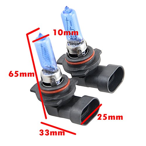 Nslumo 9012 Xenon White Halogen Car Light Hir2 Hir 9012 12V 55W Super White Auto Bulb Replacement Halogen Light Kit For Chrysler 200 300 Edge Gmc (9012 12V 55W) #TOP6