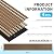 Art3d Wood Panels for Wall Acoustic 4-Pack 94.5x12.8 Inch - Interior Soundproof Solution for Office, Recording Studio, Gaming Room, Meeting Room, Living Room Wall Decor, Walnut