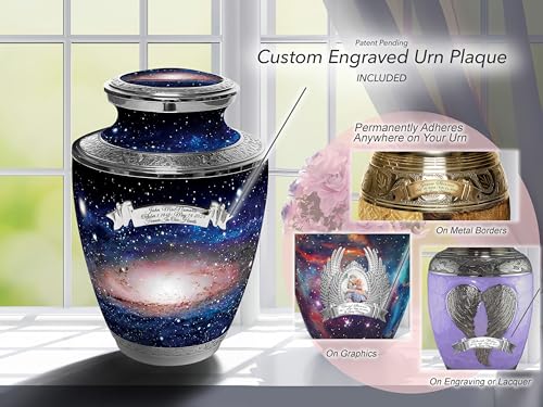 Image of Cosmic Galaxy Cremation Urns for Human Ashes Adult Female Urns for Ashes
