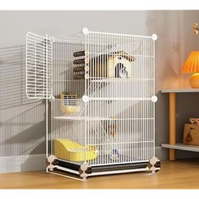 【わたあめ】中型ホワイト小動物用ケージ わたあめ】中型ホワイト小動物用ケージ わたあめ】中型ホワイト