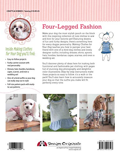 Making Clothes for Your Dog: How to Sew and Knit Outfits that Keep Your Dog Warm and Looking Great (Design Originals) - Image 2